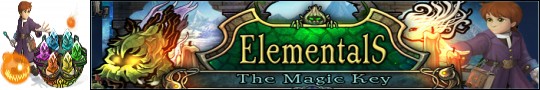 Logo gry Elementals: The Magic Key