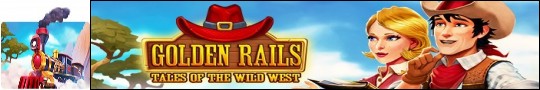 Logo gry Golden Rails: Tales of the Wild West