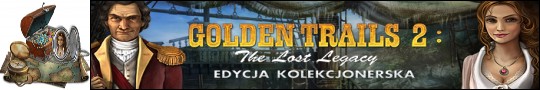 Logo gry Golden Trails 2: The Lost Legacy. Edycja kolekcjonerska