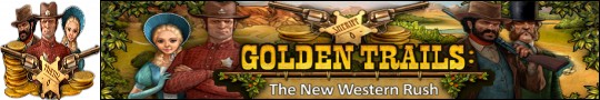 Logo gry Golden Trails: The New Western Rush