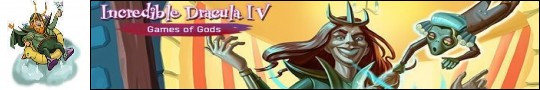 Logo gry Incredible Dracula IV: Games Of Gods
