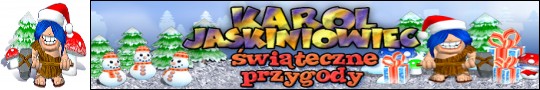 Logo gry Karol Jaskiniowiec - wiateczne Przygody