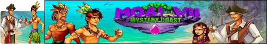 Logo gry Moai VII: Mystery Coast