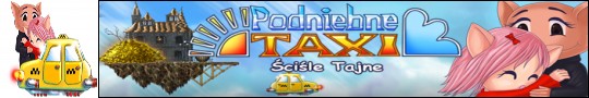 Logo gry Podniebne Taxi: cile Tajne