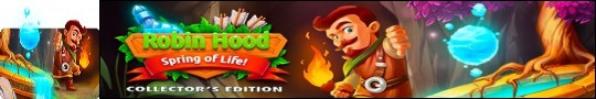 Logo gry Robin Hood 4: Spring of Life. Collector's Edition