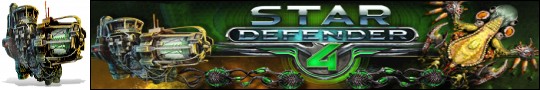 Logo gry Star Defender 4