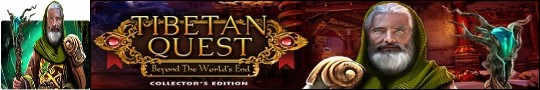 Logo gry Tibetan Quest: Beyond The World's End. Collector's Edition