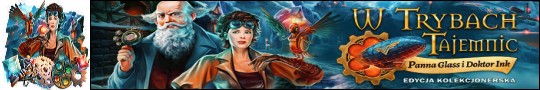Logo gry W Trybach Tajemnic: Panna Glass i Doktor Ink. Edycja Kolekcjonerska