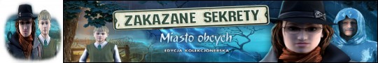 Logo gry Zakazane sekrety: Miasto obcych. Edycja kolekcjonerska