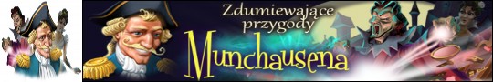 Logo gry Zdumiewajce przygody Munchausena